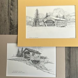 Bridge Prints by Clark M. Goff 1973 & 1978